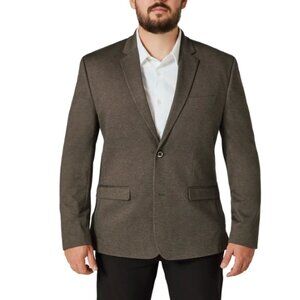 Infinity Men's Blazer Classic Fit Stretch Fabric Brown XL